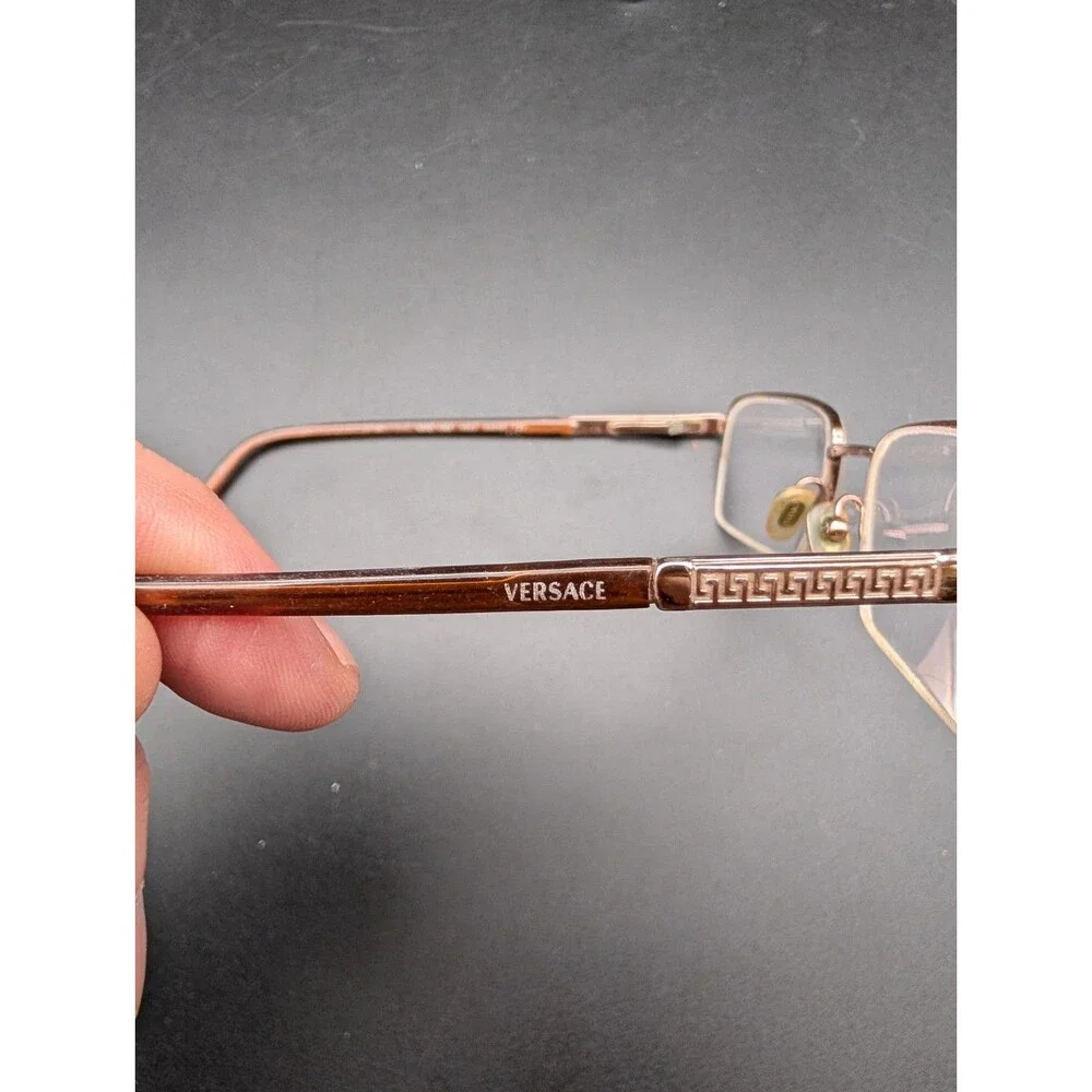 Versace MOD 1066 1053 50-18 13 Metal Rectangle Eyeglasses Frame 50-18-135mm